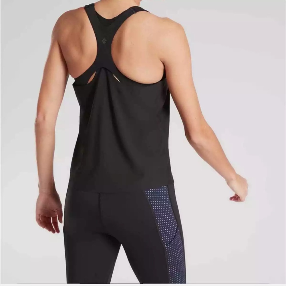 Athleta 2-in-1 Ultimate Support Bra Tank Top, Black, XS - Picture 1 of 14